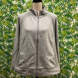 Gray Danskin zip up